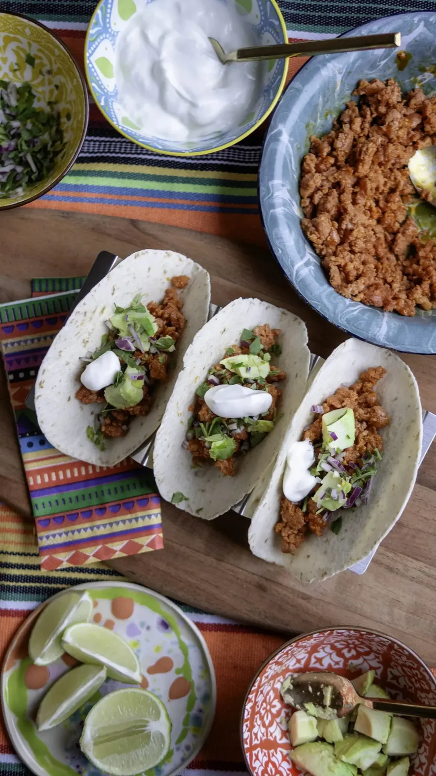 TACOS CON CHORIZO