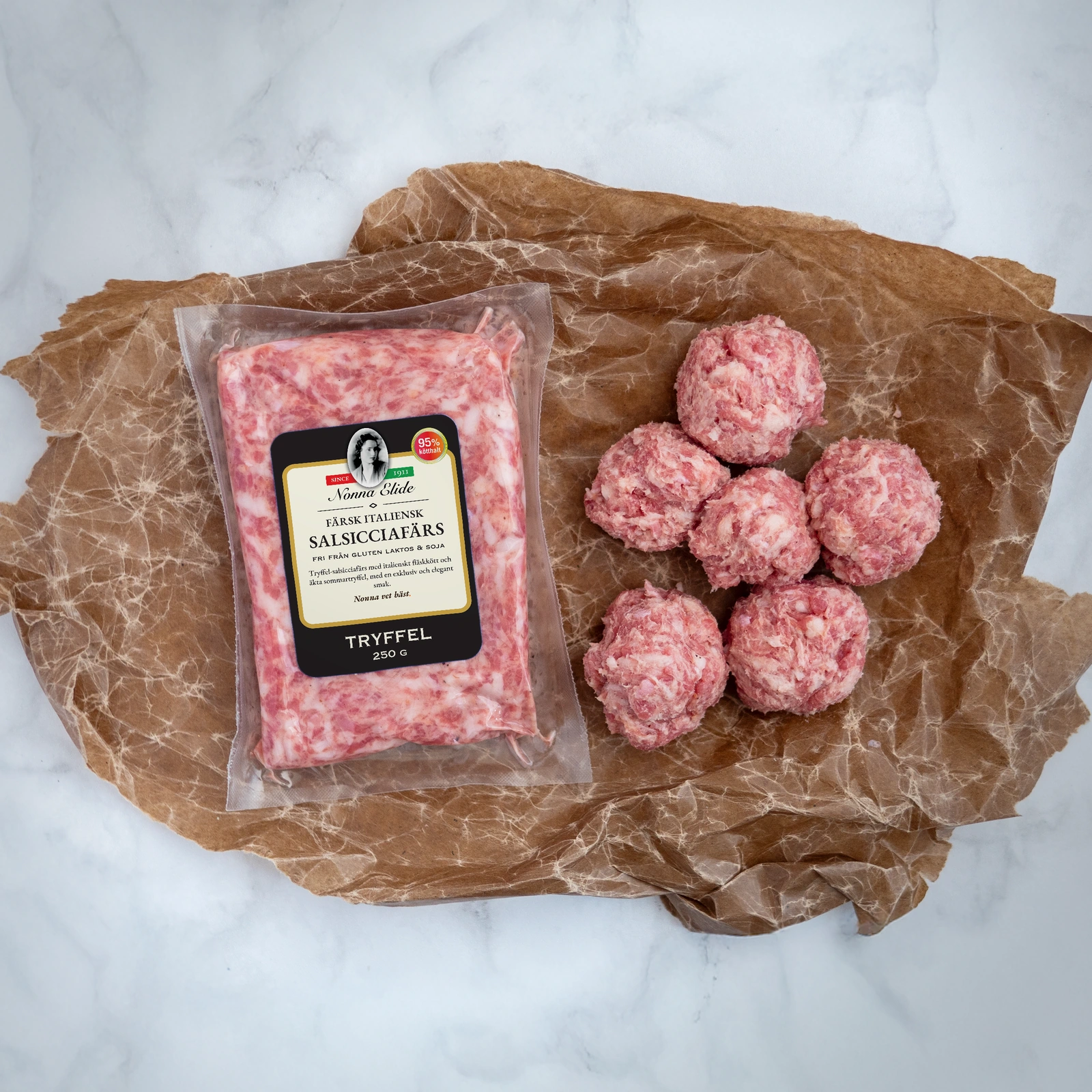 Salsicciafärs tryffel