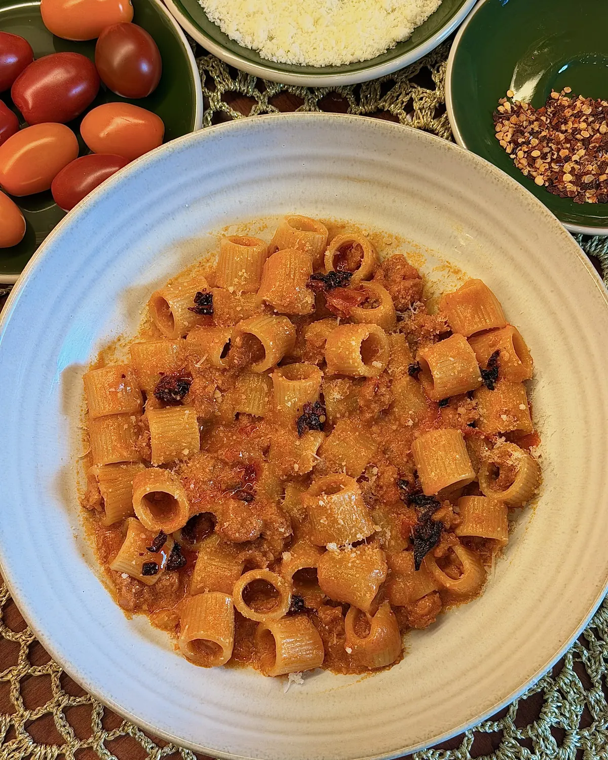 SPICY CHORIZO VODKAPASTA