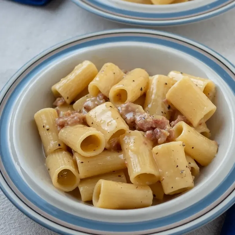 CARBONARA MED SALSICCIA
