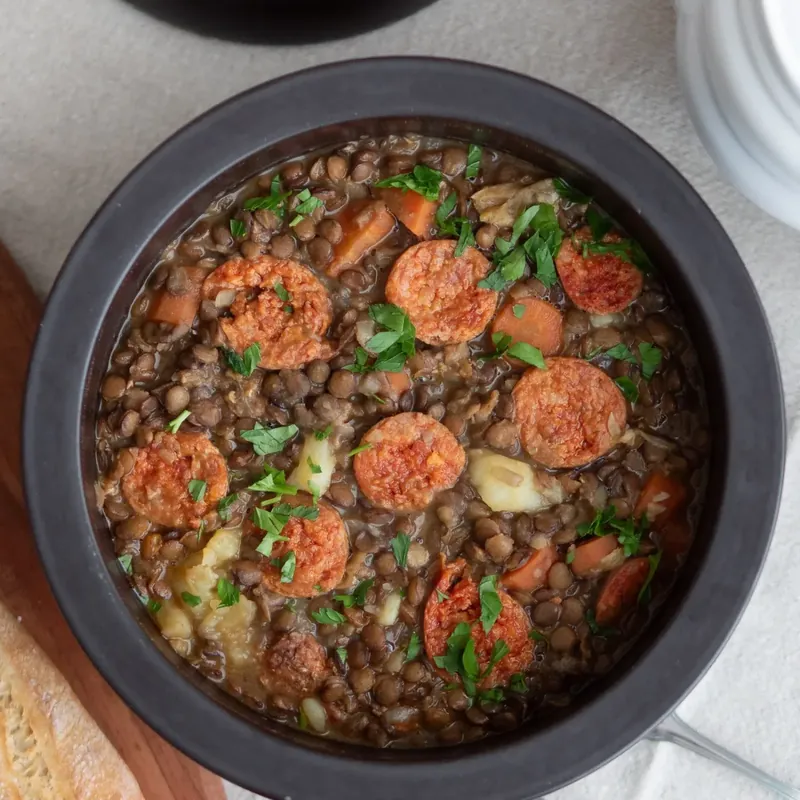 CHORIZOGRYTA MED LINSER