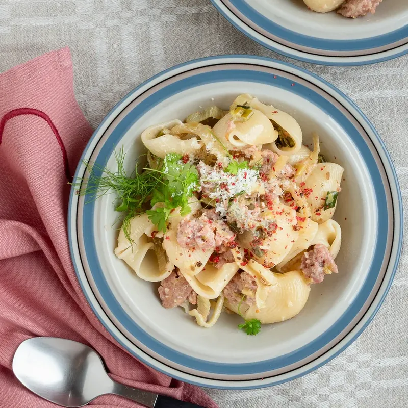 PASTA CON SALSICCIA E FINOCCHIO