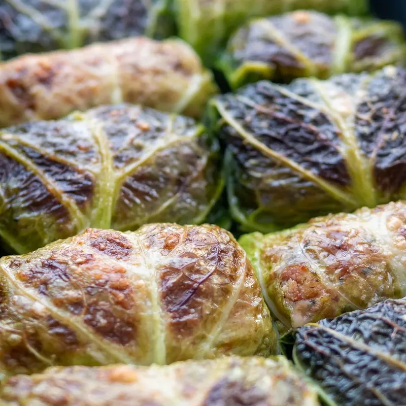 ITALIENSKA KÅLDOLMAR – INVOLTINI DI VERZA
